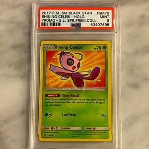 Shining Celebi Holo Promo SM79 PSA9